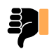 Thumbs Down-BlackOrange 1